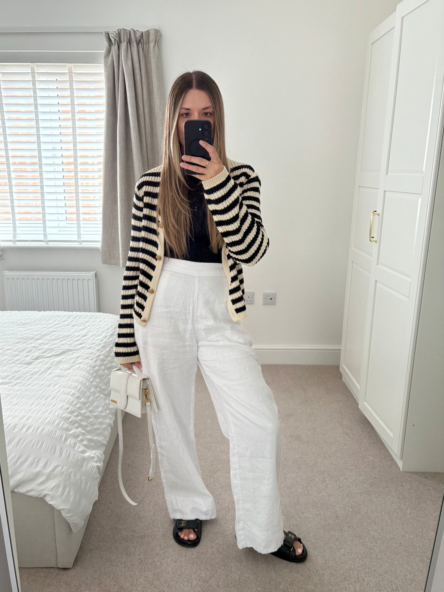 Ways to wear white linen trousers 🤍

They look super chic with a stripe cardigan 🖤



#LTKsummer #LTKuk #LTKstyletip