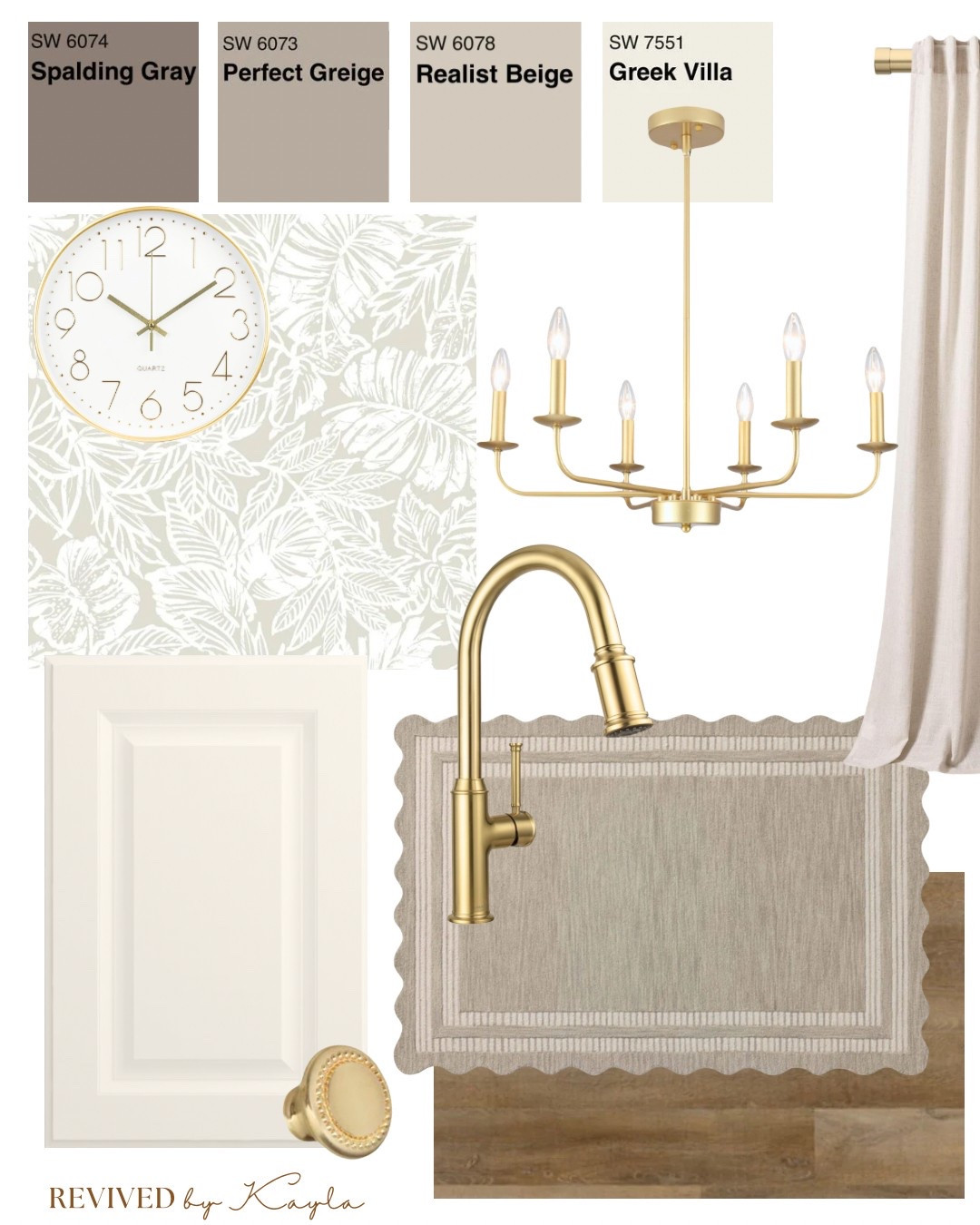 Beige, greige, and gold kitchen color palette mood board ✨

#home #homedecor #kitchen #kitchendecor #homeinspo #colorpalette #homemoodboard #kitcheninspo #beige #greige #gold

#LTKHome #LTKFindsUnder100 #LTKFindsUnder50