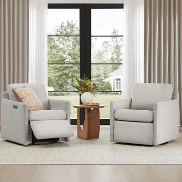 Henry Power Swivel Recliner with Charging Ports | Chita