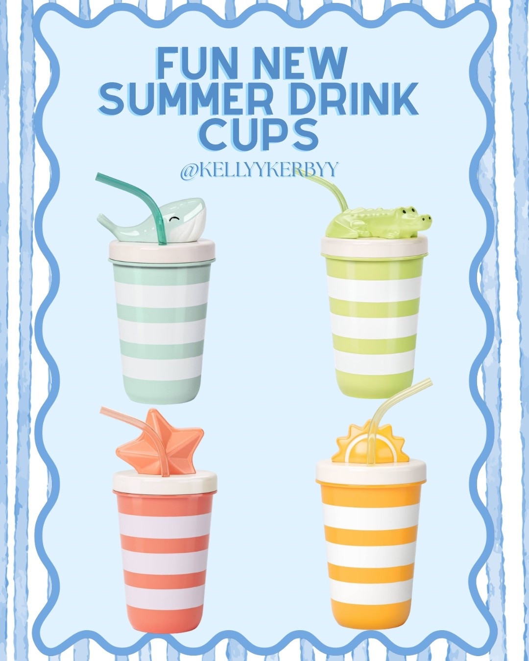 these cups are so fun for summer 