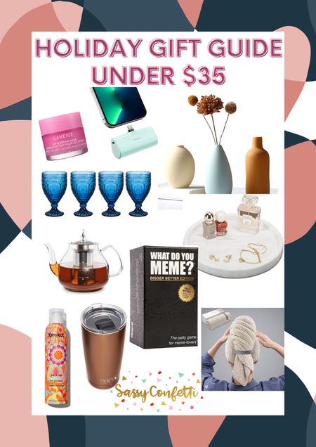 Holiday gift guides under $35! All from Amazon and most things ship prime! 

#LTKCyberweek #LTKGiftGuide #LTKHoliday