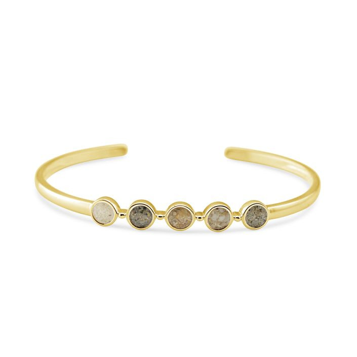 Endless Summer Cuff Bracelet - 14k Yellow Gold | Dune Jewelry
