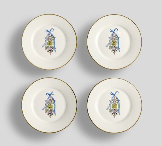 Cynthia Rowley Midsummer Night's Dream Appetizer Plates - Set of 4 | Pottery Barn (US)