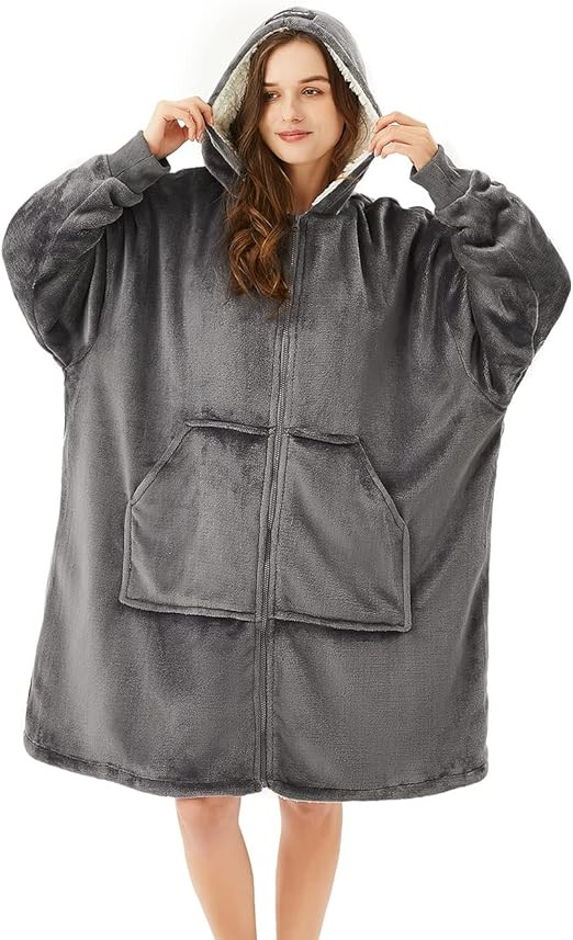 JOYWOO Wearable Blanket Hoodie, Oversized Hoodie Sweatshirt Blanket for Adults Women Men, Gift, C... | Amazon (US)