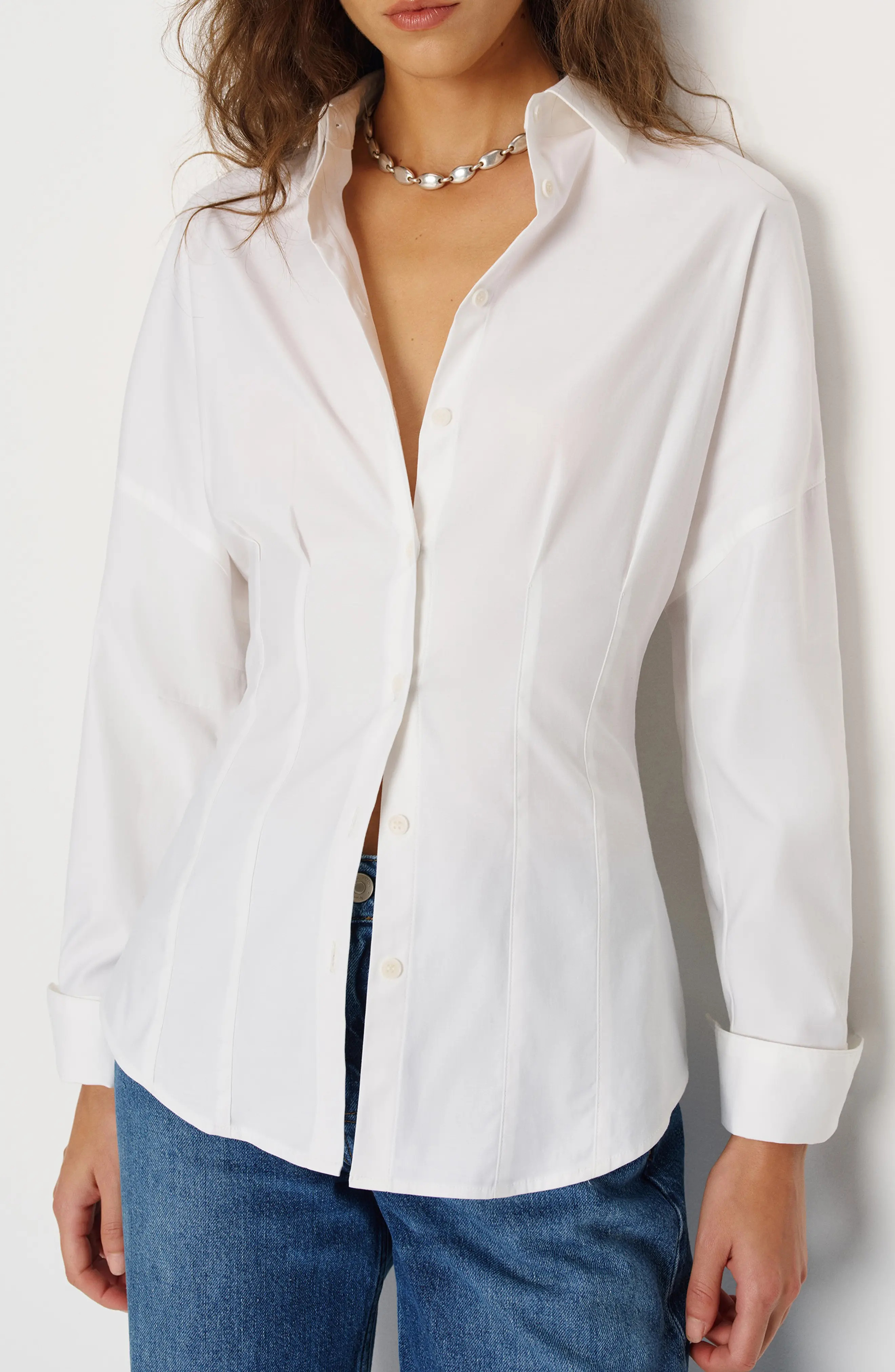 Vanta Stretch Poplin Button-Up Shirt (Women) | Nordstrom | Nordstrom