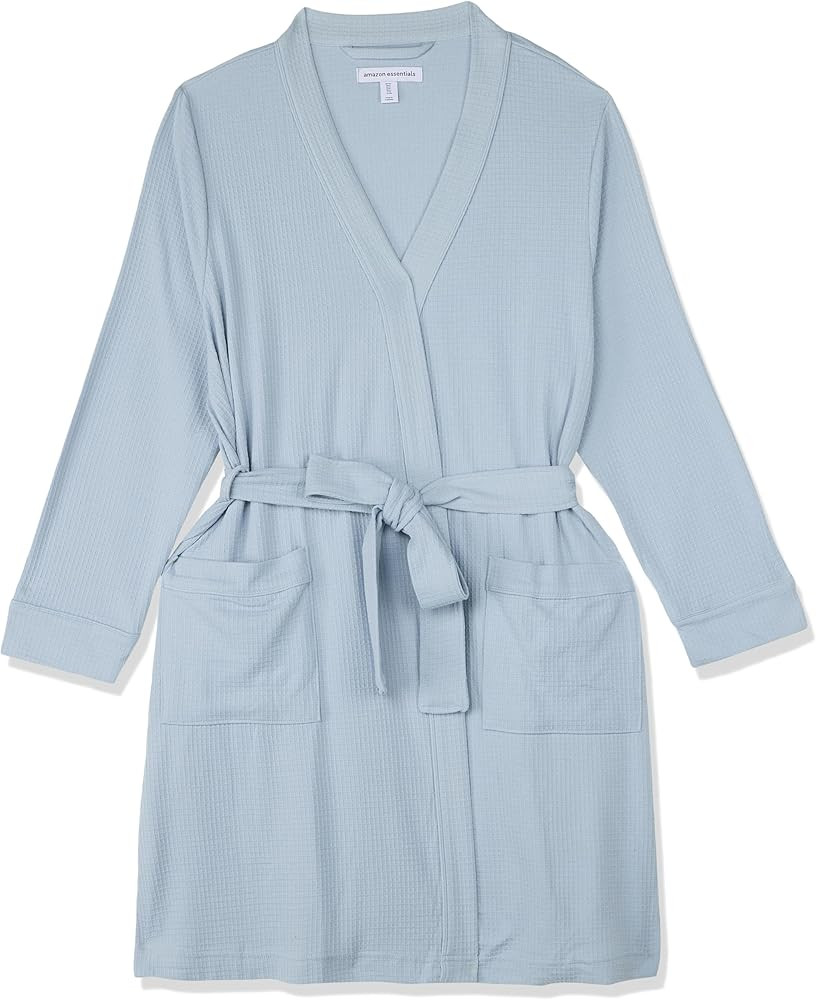 Amazon Essentials Women's Lightweight Waffle Mid-Length Robe (Available in Plus Size) | Amazon (US)