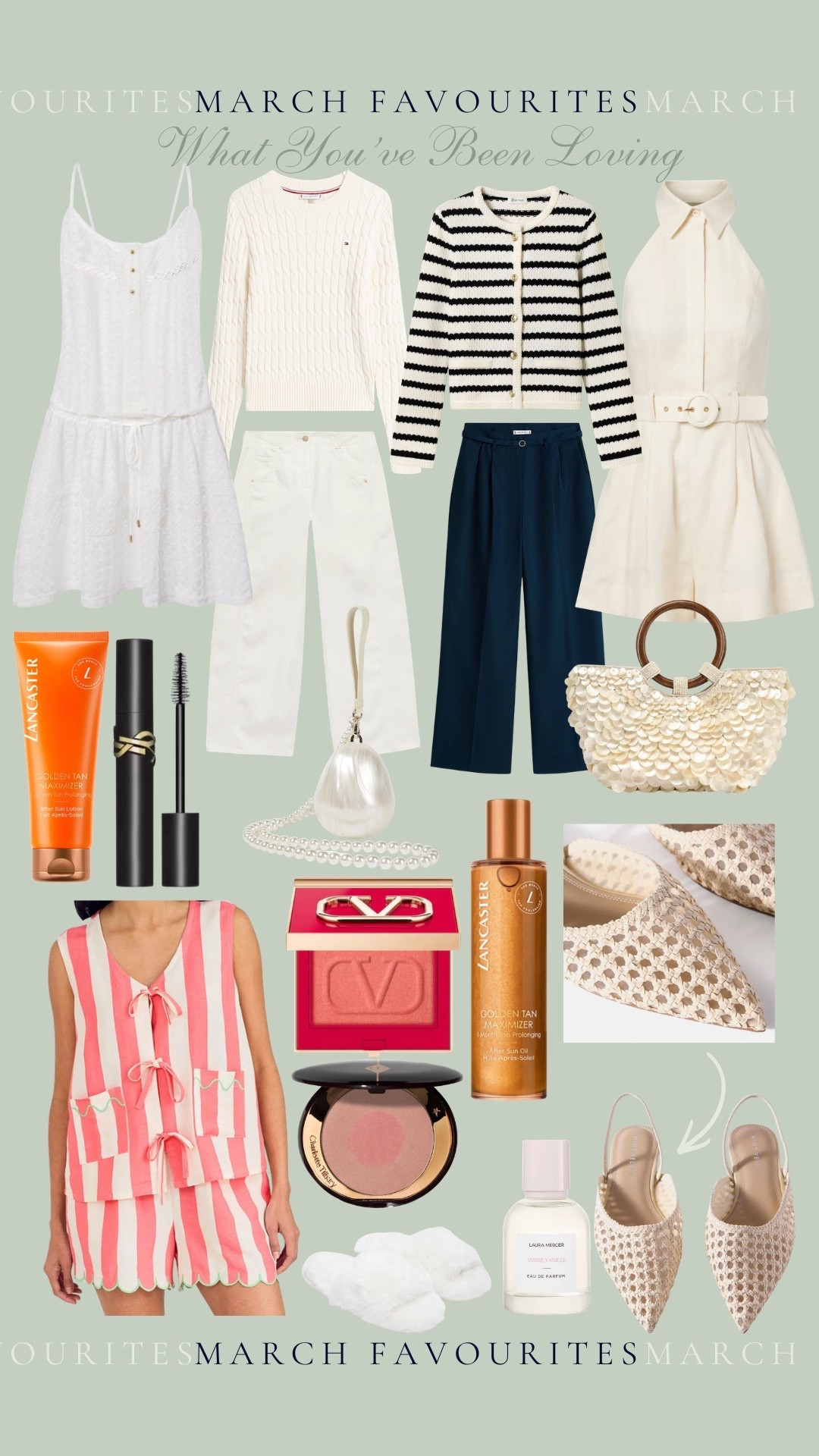 What you’ve been loving in March 🤍✨ 

Make Up | Pyjamas | Spring | Spring New In | Holiday Fashion | Luxury Dress | Luxury Jumpsuit | Spring Clothes | Casual 

#LTKspring #LTKtravel #LTKuk