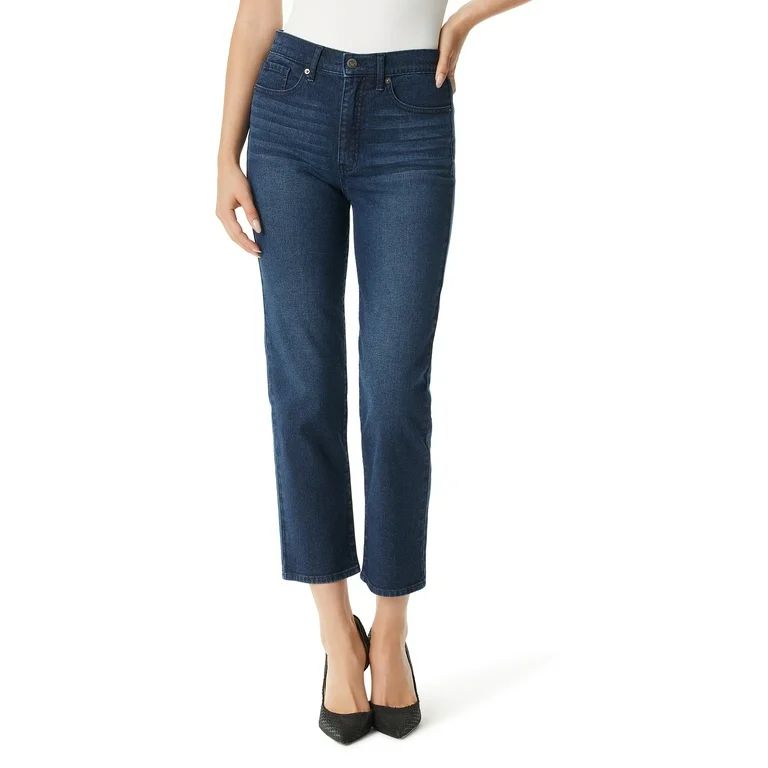 Jessica Simpson Women's Aster Slim Straight High Rise Jeans | Walmart (US)