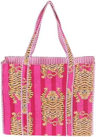 Marubhumi Women Lightweight Travel Bag Purse Cotton Shoulder Tote Bag For Shopping Grocery & Beac... | Amazon (US)