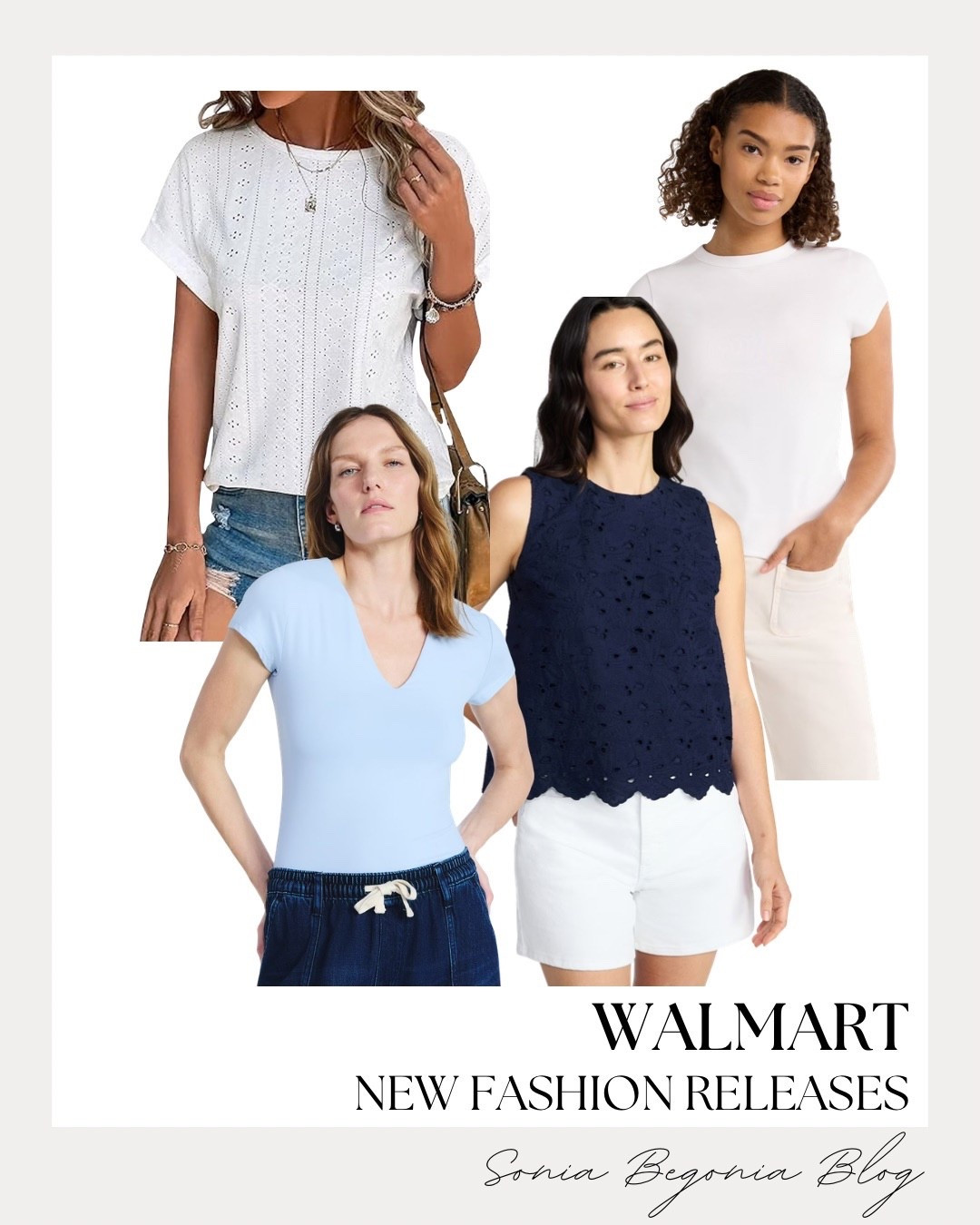 I am loving these new arrivals for a refreshed spring wardrobe. 🤍 These elevated basics and eyelet details are perfect for effortless, everyday styling while staying on a budget! ✨

I paired my favorite neutral staples with classic silhouettes for a clean look. These pieces are so versatile for the warmer weather ahead and are high-quality finds! ☁️

#WalmartFashion #WalmartFinds #SpringOutfits #AffordableStyle #CapsuleWardrobe #EyeletTop #MinimalAesthetic #CasualChic

#LTKootd #LTKSeasonal