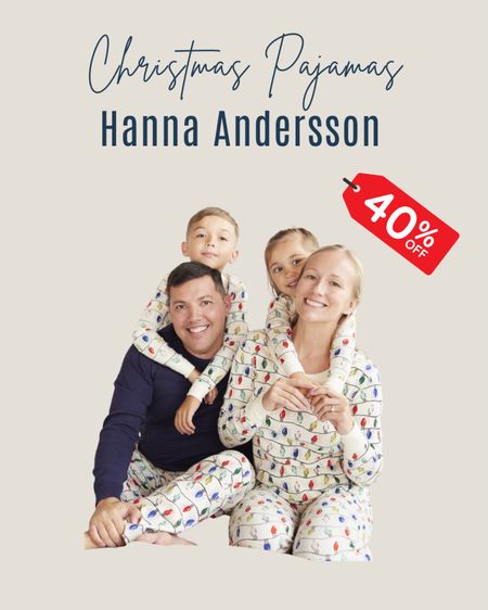 Matching Christmas pajamas for the whole family on sale at Hanna Andersson 

#LTKSeasonal #LTKHoliday #LTKsalealert