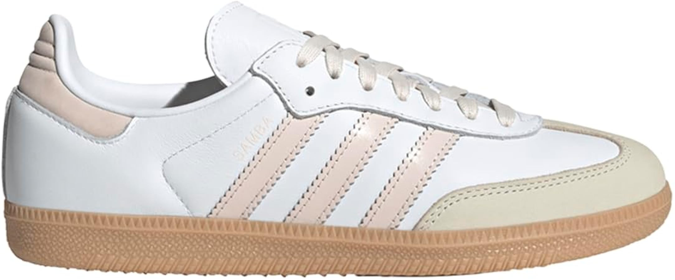 adidas Womens Samba Og Lace Up Sneakers Shoes Casual - White | Amazon (US)