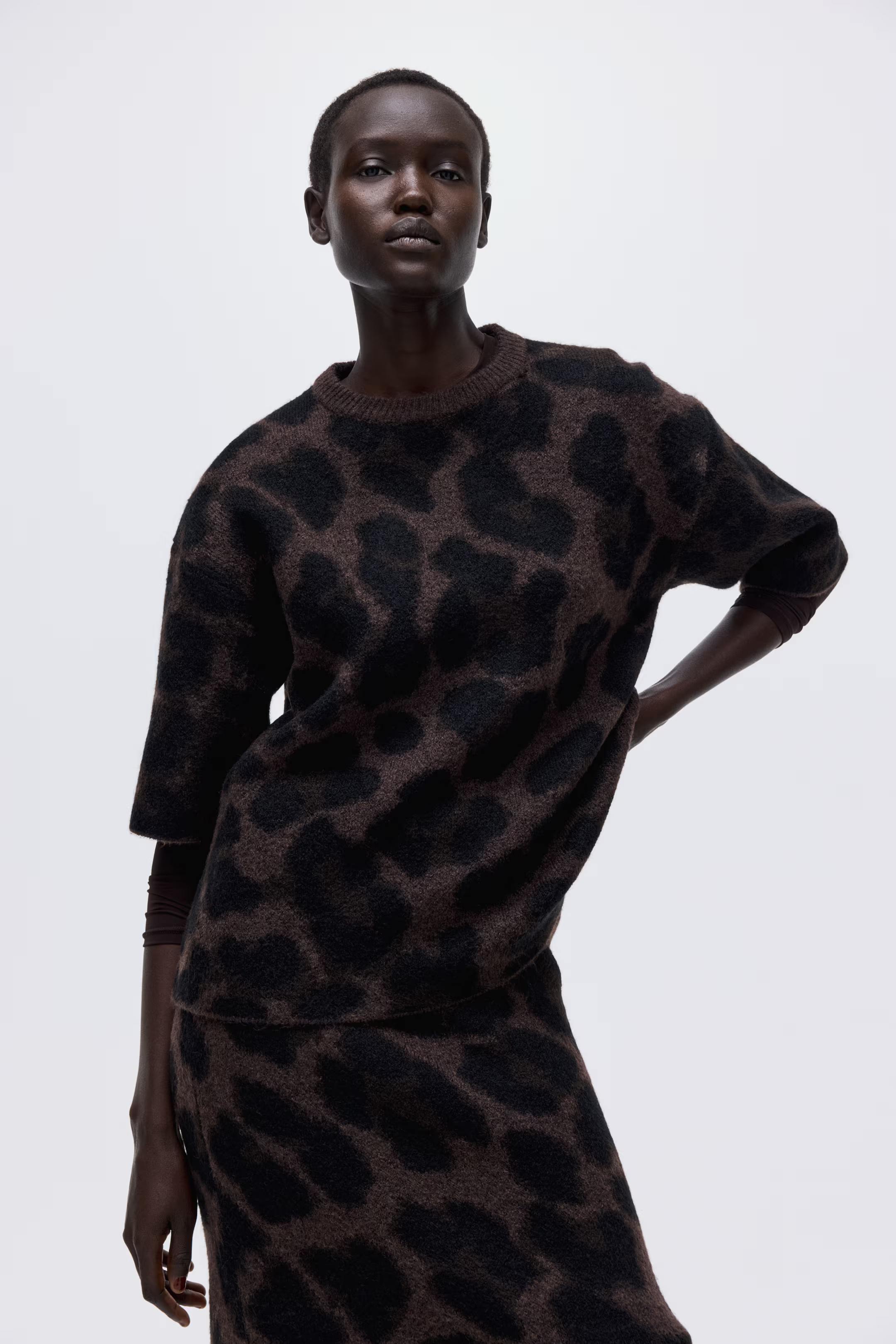 Kastiger Jacquardpullover | H&M (DE, AT, CH, NL, FI)