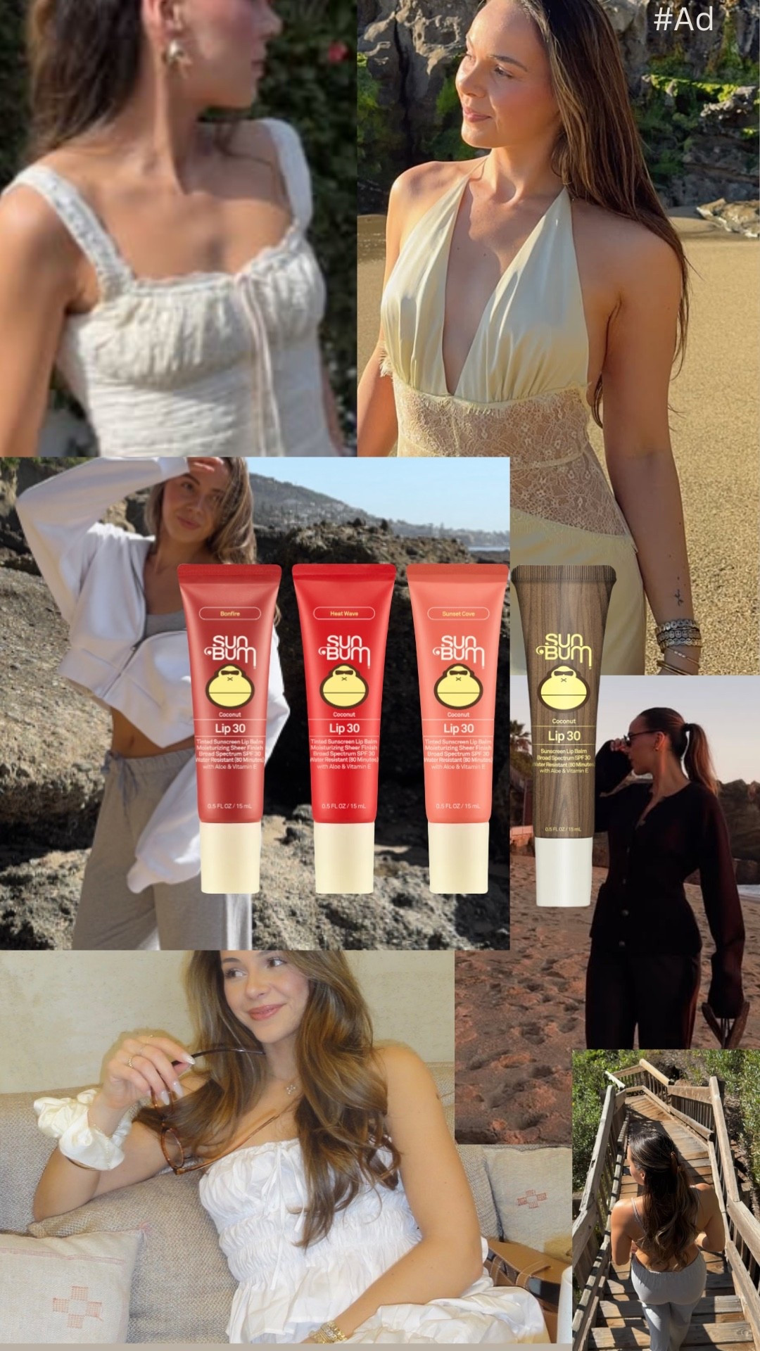 #AD all time favorite tinted SPF 30 lip balms by @sunbum! They are new and can be found in-store and online @target (Heat Wave is available online only) 😍😍 #sunbumpartner #targetpartner #target