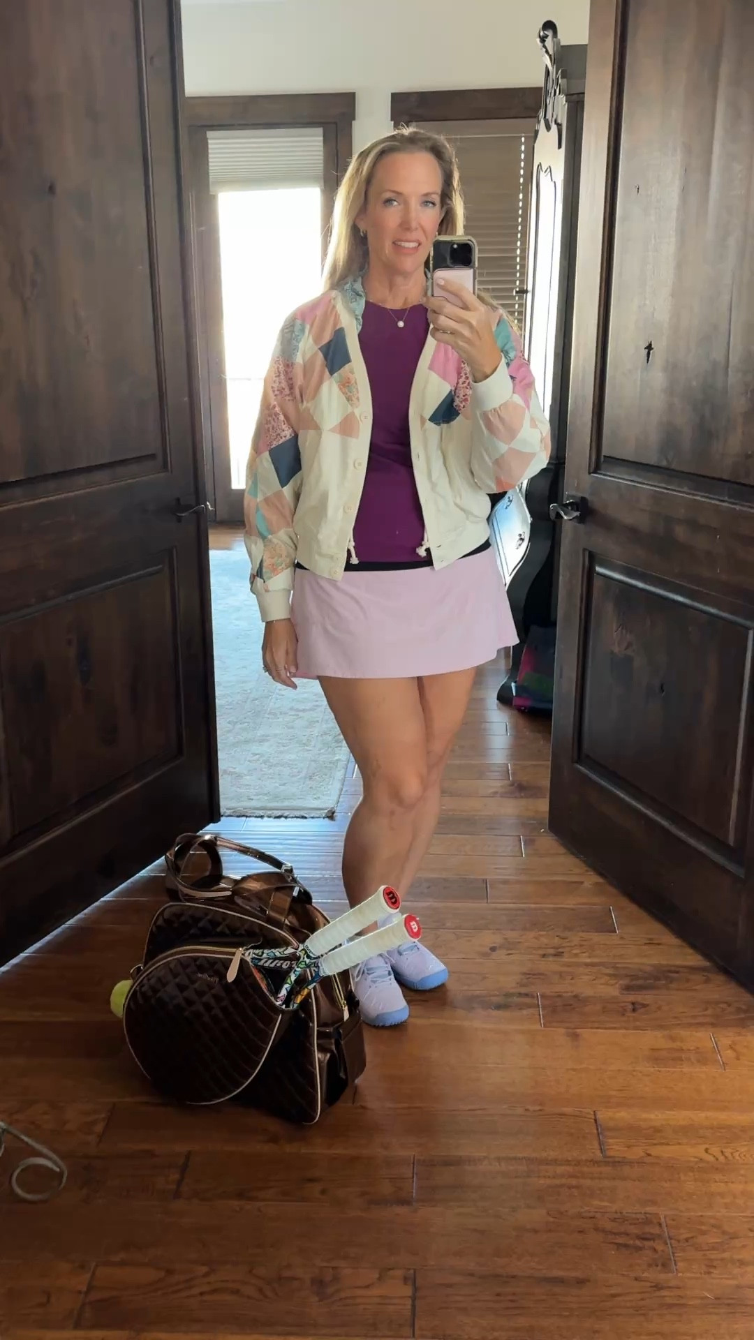 Tennis lesson day! Can’t wait to get on the court! Here is the OOTD. Mixing some old with some new.
See ya on the court! 🎾

#LTKOver40 #LTKActive #LTKWatchNow