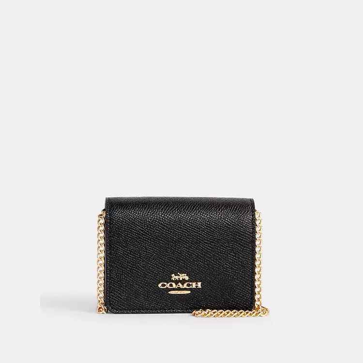 Mini Wallet On A Chain | Coach Outlet US