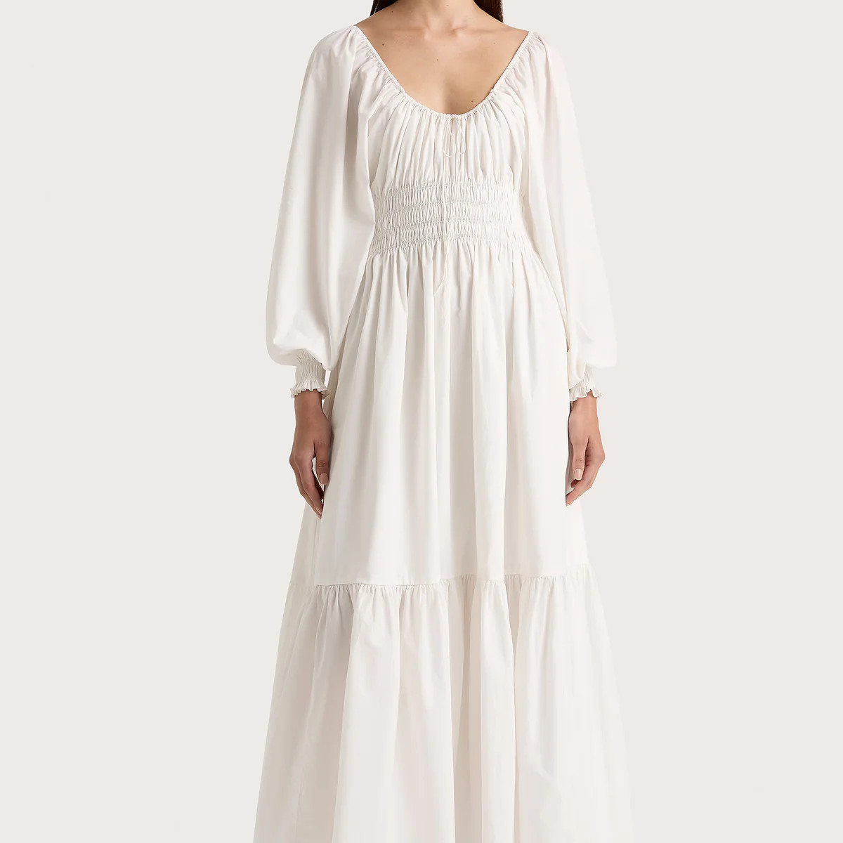 Fleur Maxi Dress White | Faithfull (AU)