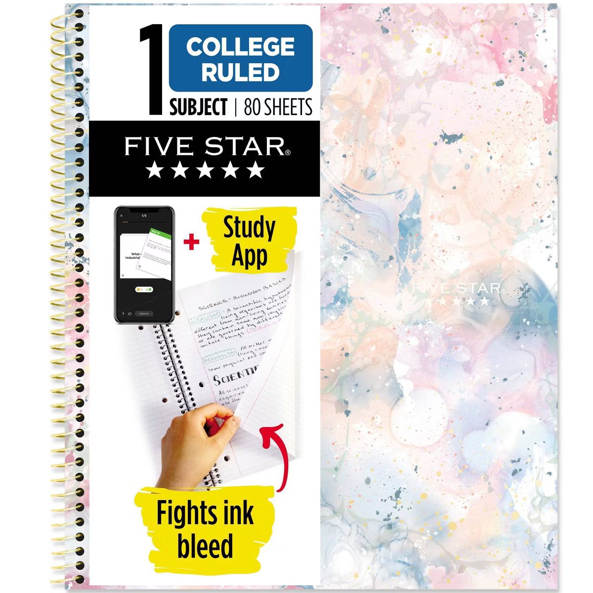 Five Star 80ct College Ruled Notebook Daydream | Target