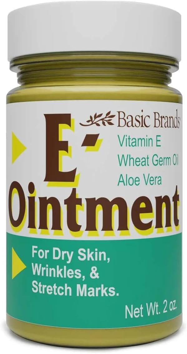 Basic Brands Vitamin E Ointment, 2 oz – Moisture Enhancing – Helps Reduce Appearance of Scars... | Amazon (US)