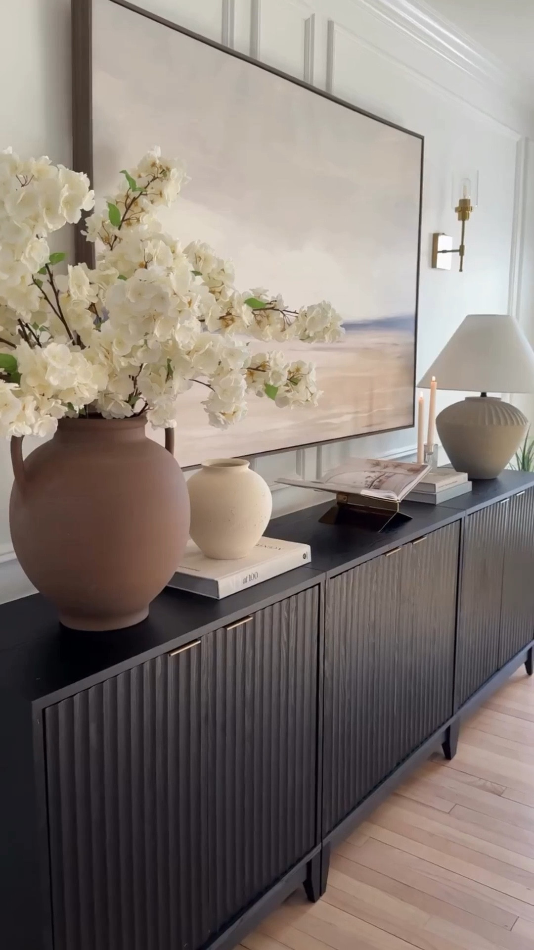 POV: you find the prettiest cabinet on Amazon and suddenly the whole room feels finished. It’s one of those pieces that looks custom, feels timeless & works everywhere. 🤎

Follow @meggieferrerhome for more home decor inspo & designer look for less finds 

#amazoncabinet #founditonamazon #amazonhome #entryway
