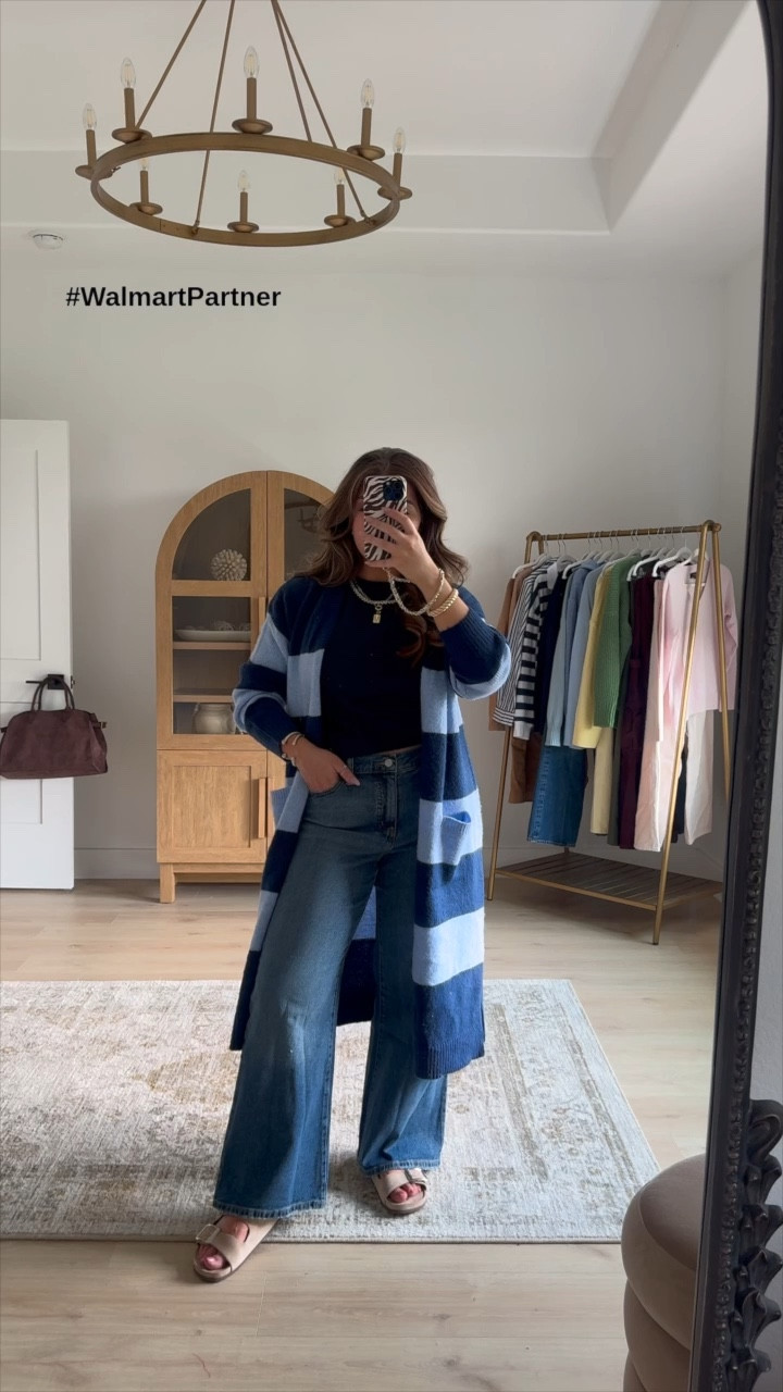 #walmartpartner loving stripes for fall, just picked these up from @walmartfashion 💛 true to size #walmartfashion 

#LTKSeasonal #LTKSaleAlert