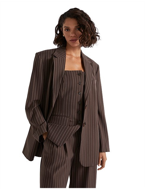 TAILORED SINGLE BREASTED BLAZER | David Jones (Australia & New Zealand)