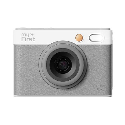 myFirst Camera Insta Lux Kids Instant Print Digital Camera, 5MP Color Photos with Built-in Wifi and Rechargeable Battery, Gray | Target