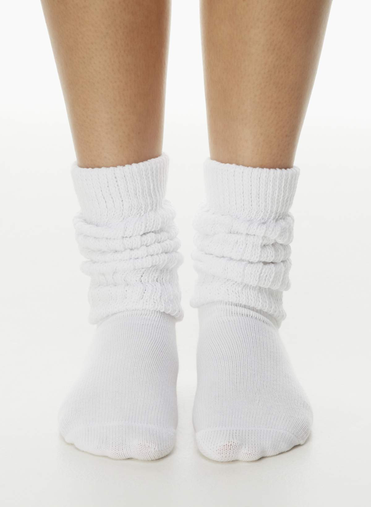 Wilfred Scrunch Crew Socks in White size XS/Small | Cotton/Nylon/Elastane | Aritzia