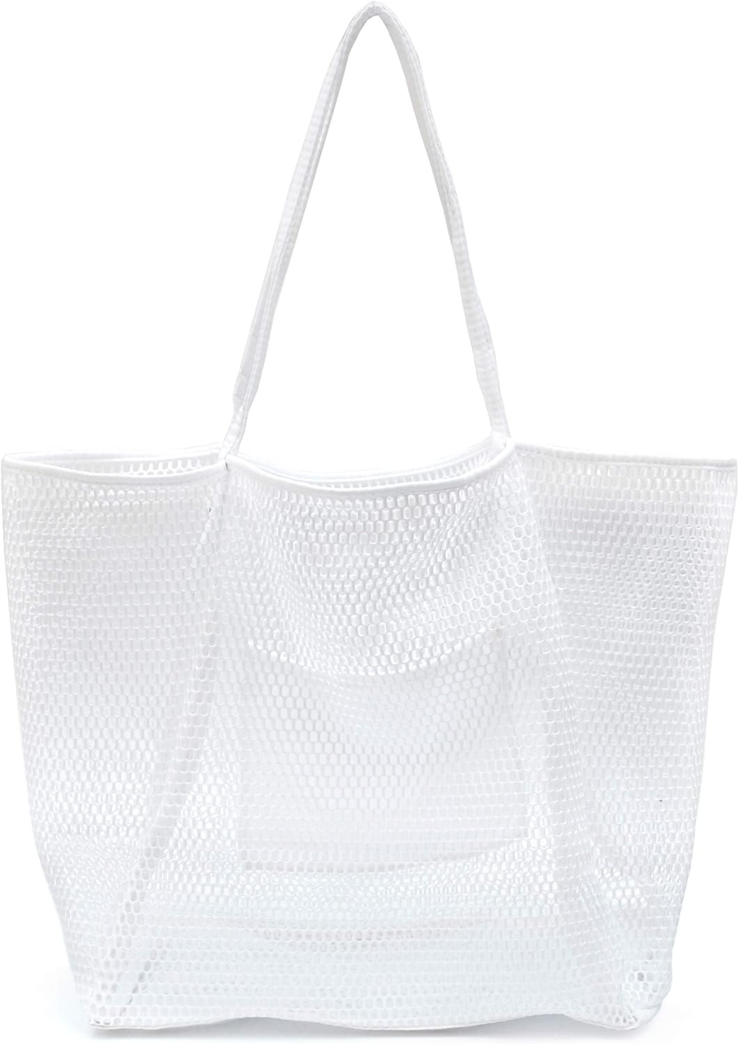 HOXIS Mesh Beach Tote Womens Shoulder Handbag | Amazon (US)