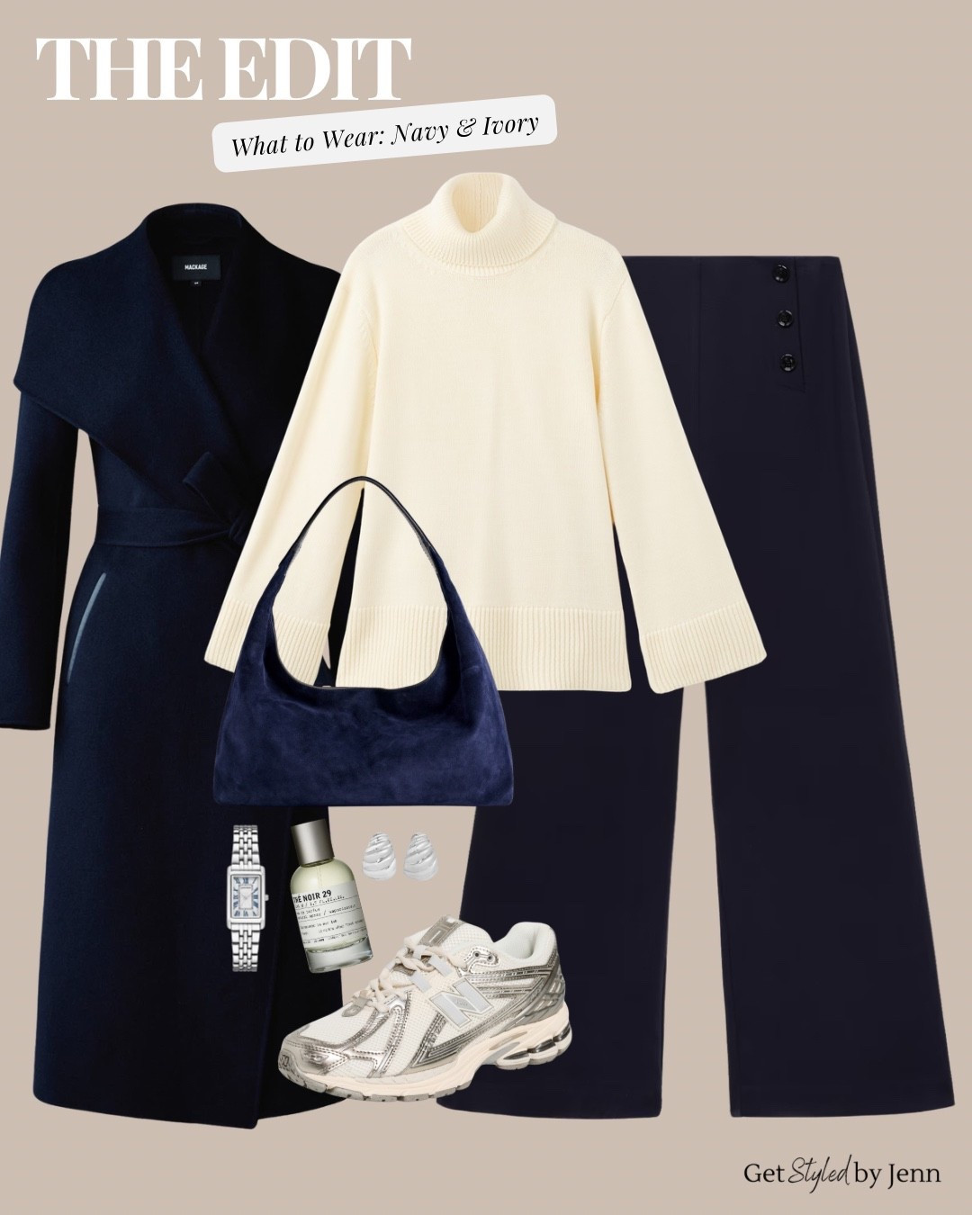 Navy and ivory is one of those combinations that instantly looks considered without needing much else. It’s softer than black, sharper than beige, and works across seasons.

Everything here mixes easily with what you already own, but still feels like a reset when you wear it together.

I linked every piece (plus a few styling swaps) so you can shop the full look or build it out your way.

Save this for the next time you want an outfit that feels elevated without defaulting to black.

#LTKWorkwear #LTKSeasonal #LTKootd