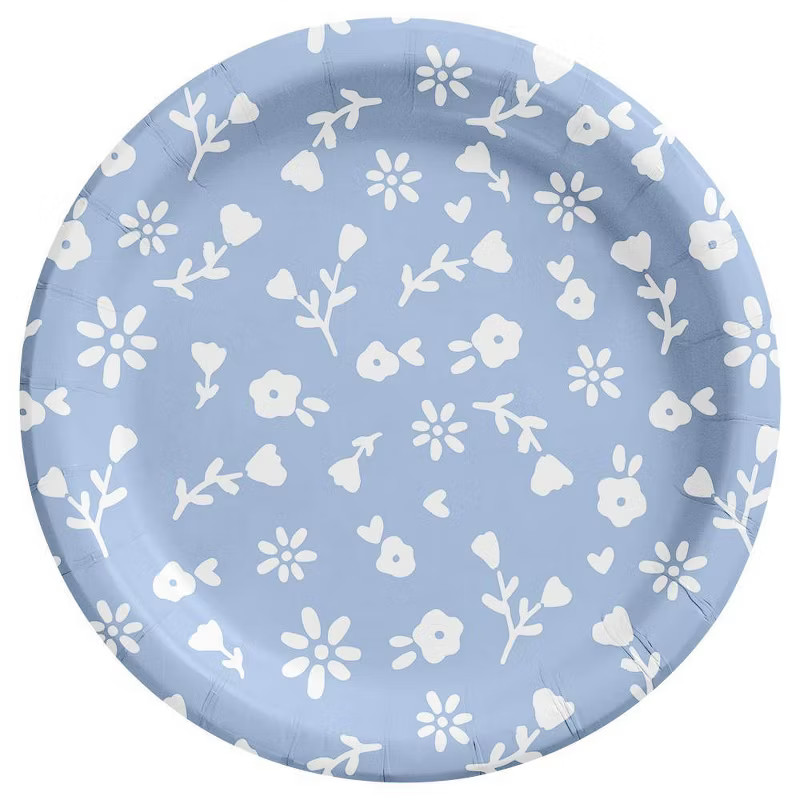 15ct Snack Plate Blue - Spritz™ | Target