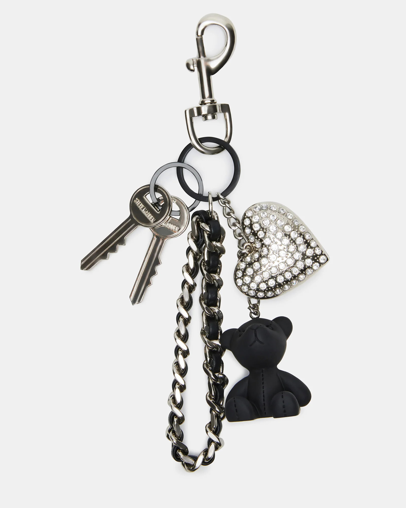 BEARY BAG CHARM BLACK | Steve Madden (US)