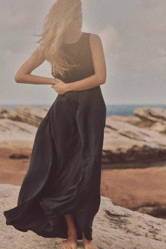 FLOWY MIDI DRESS | Zara US