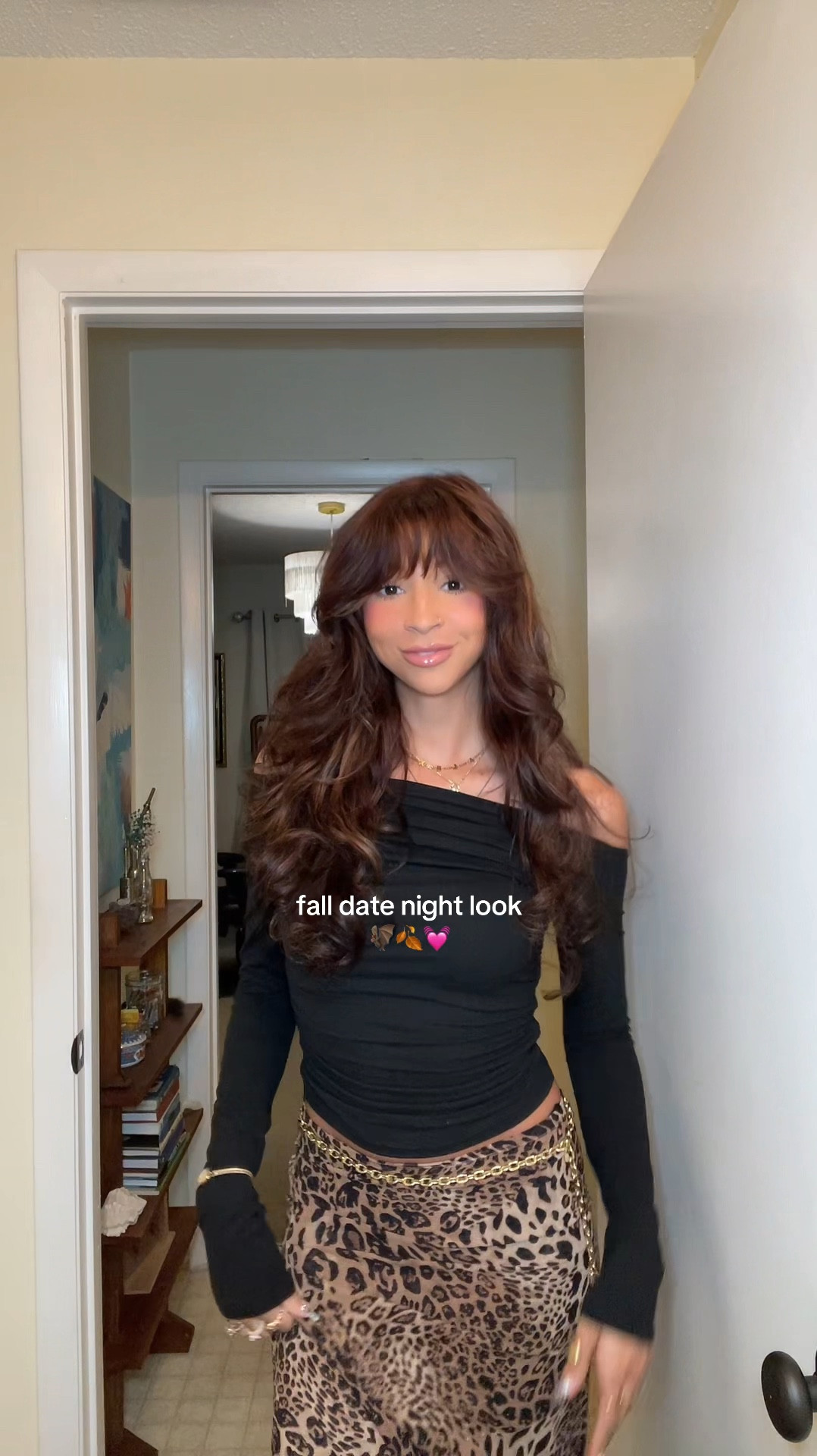 fall date night look! 🦇🍂💓 finally got my hands on a leopard print maxi skirt 🥹 mine is from @peppermayo (I got a US 2 / AU 6 - 1 size up from my typical size)! 💌 Full look is on my L T K. #falldatenightoutfit #datenightoutfit #leopardprint #peppermayo 

#LTKStyleTip