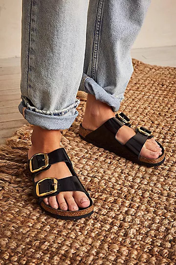 Arizona Big Buckle High Shine Birkenstock | Free People (Global - UK&FR Excluded)