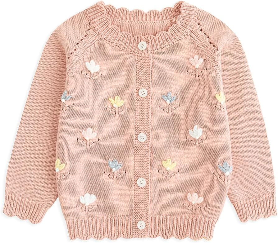 Simplee kids Baby Sweater Animal Leopard Printed Baby Cardigan for Autumn Fall… | Amazon (US)