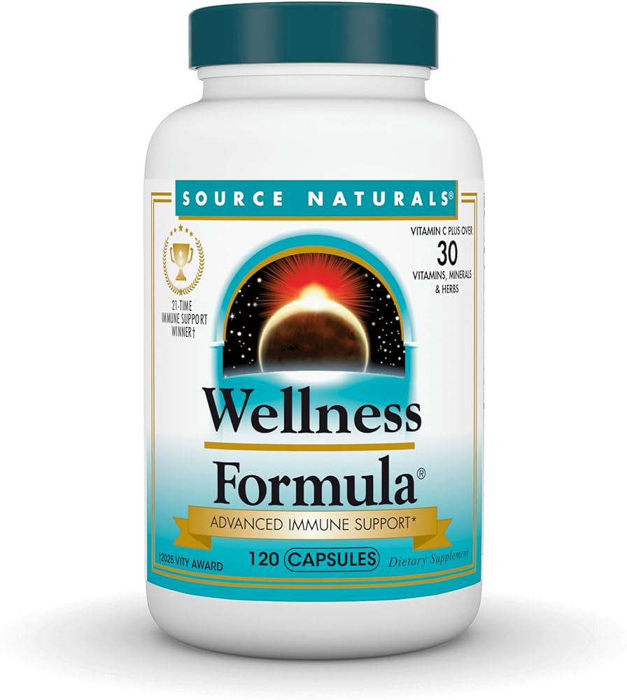 Source Naturals Wellness Formula, Advanced Immune Support - 120 Capsules | Amazon (US)