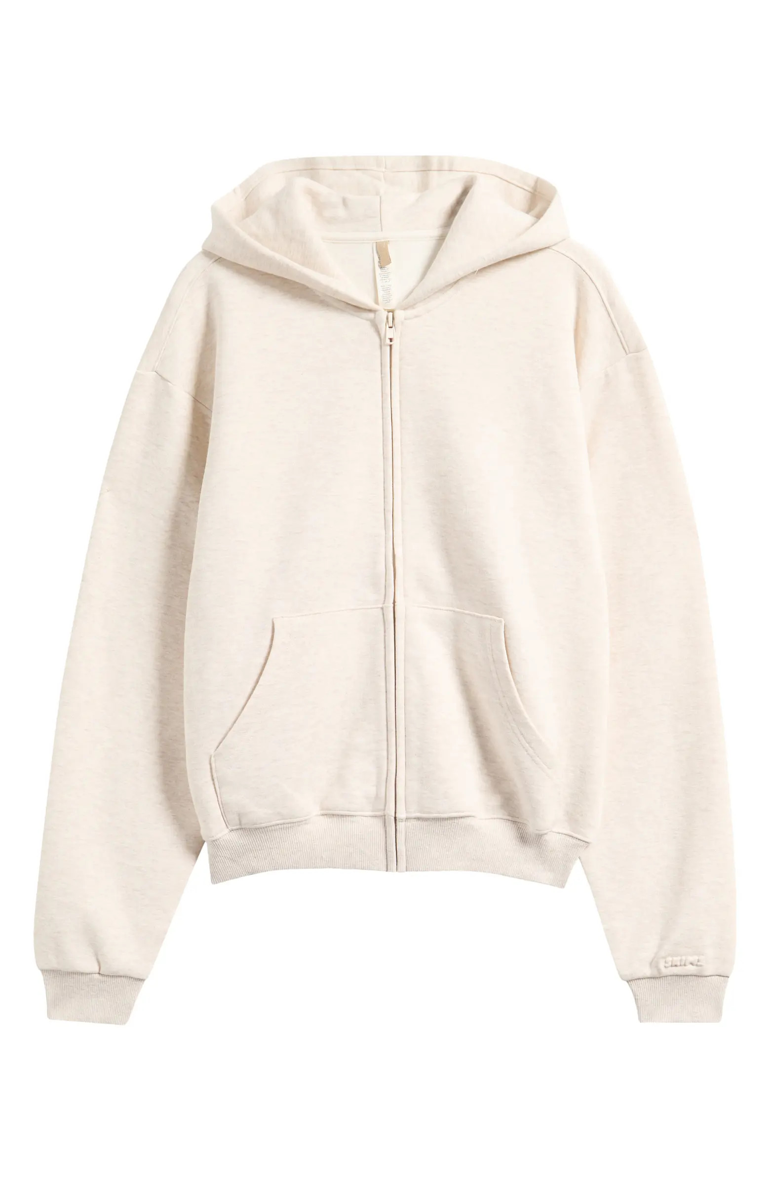 Cotton Fleece Blend Classic Zip-Up Hoodie | Nordstrom