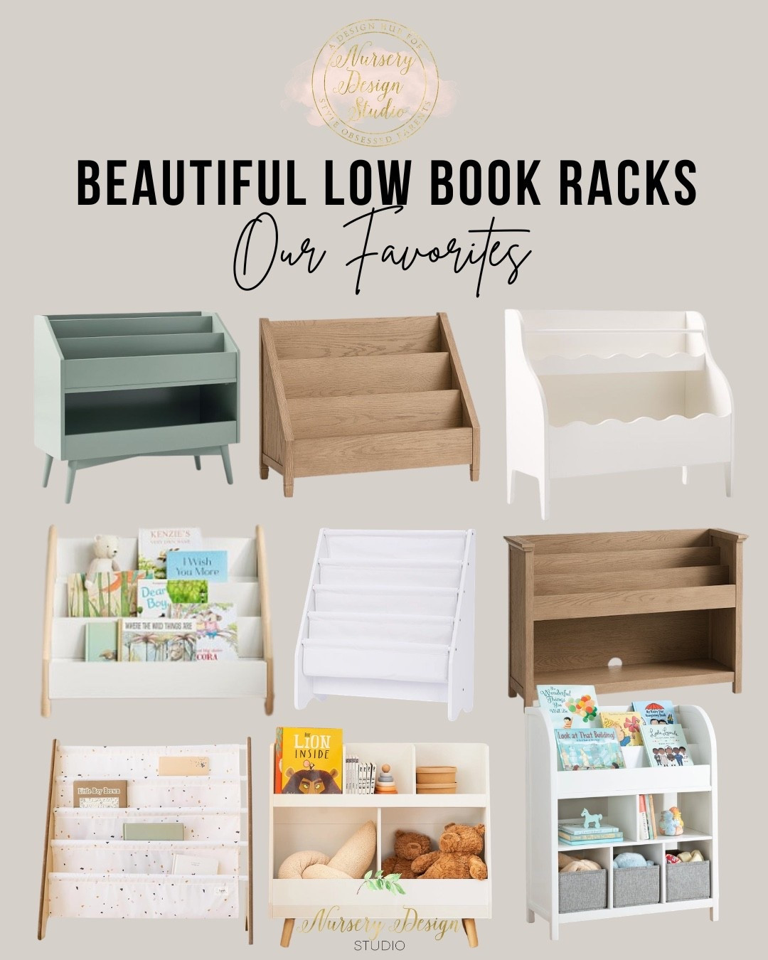 Beautiful low book racks that make styling (and organizing) your nursery so much easier 

From soft wood tones to crisp white finishes, these front-facing bookcases are perfect for displaying your baby’s favorite books while keeping everything within reach. Whether you’re designing a cozy reading corner or adding functional storage to your nursery, these pieces blend style and practicality effortlessly.

Sharing our favorite nursery book racks—all linked to shop 

#LTKBaby #LTKSaleAlert #LTKKids