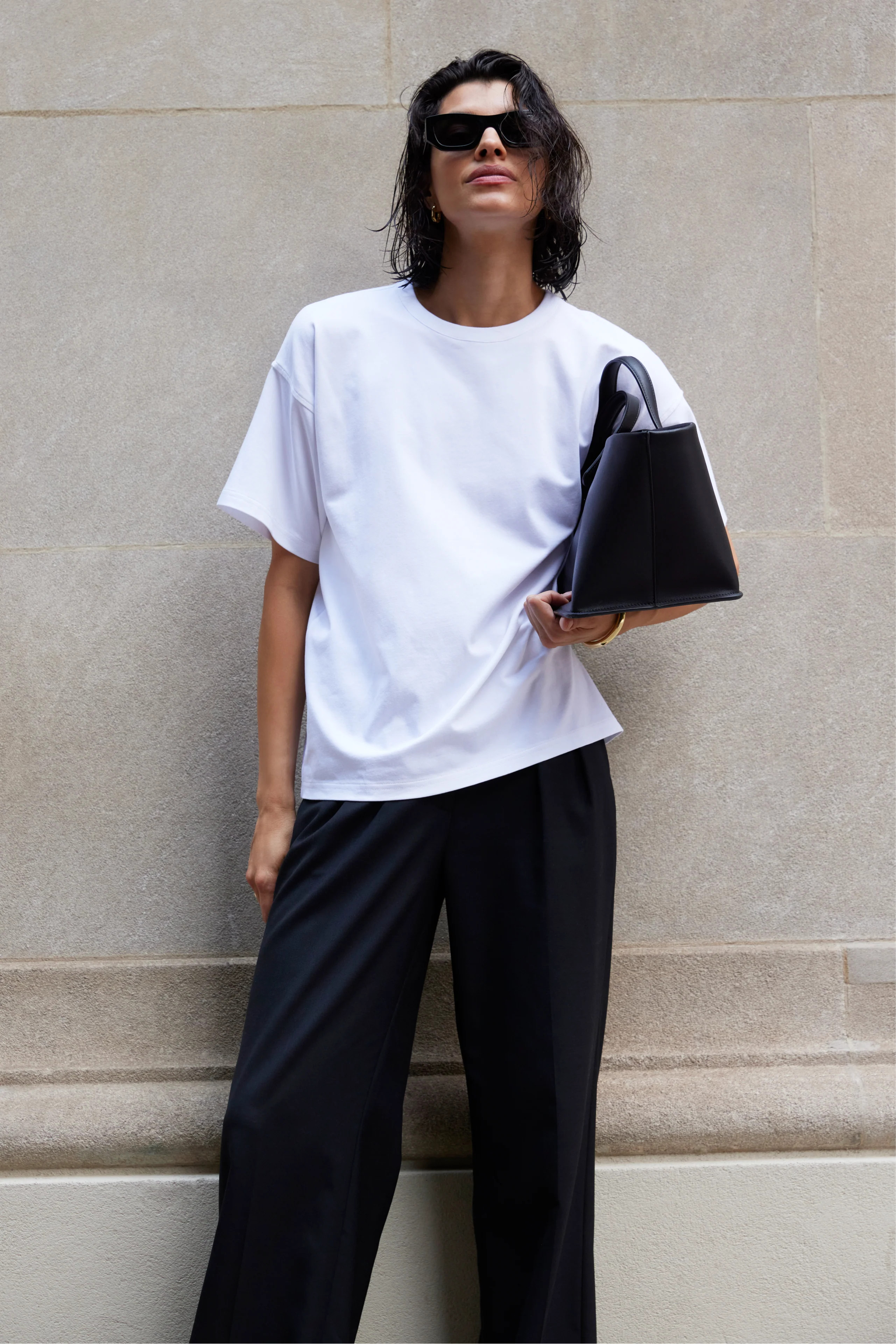 The Oversized Tee in White | Sold Out NYC