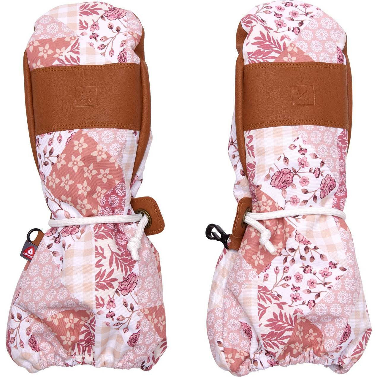 Kids Waterproof Ski Mitten, Patchwork | Maisonette