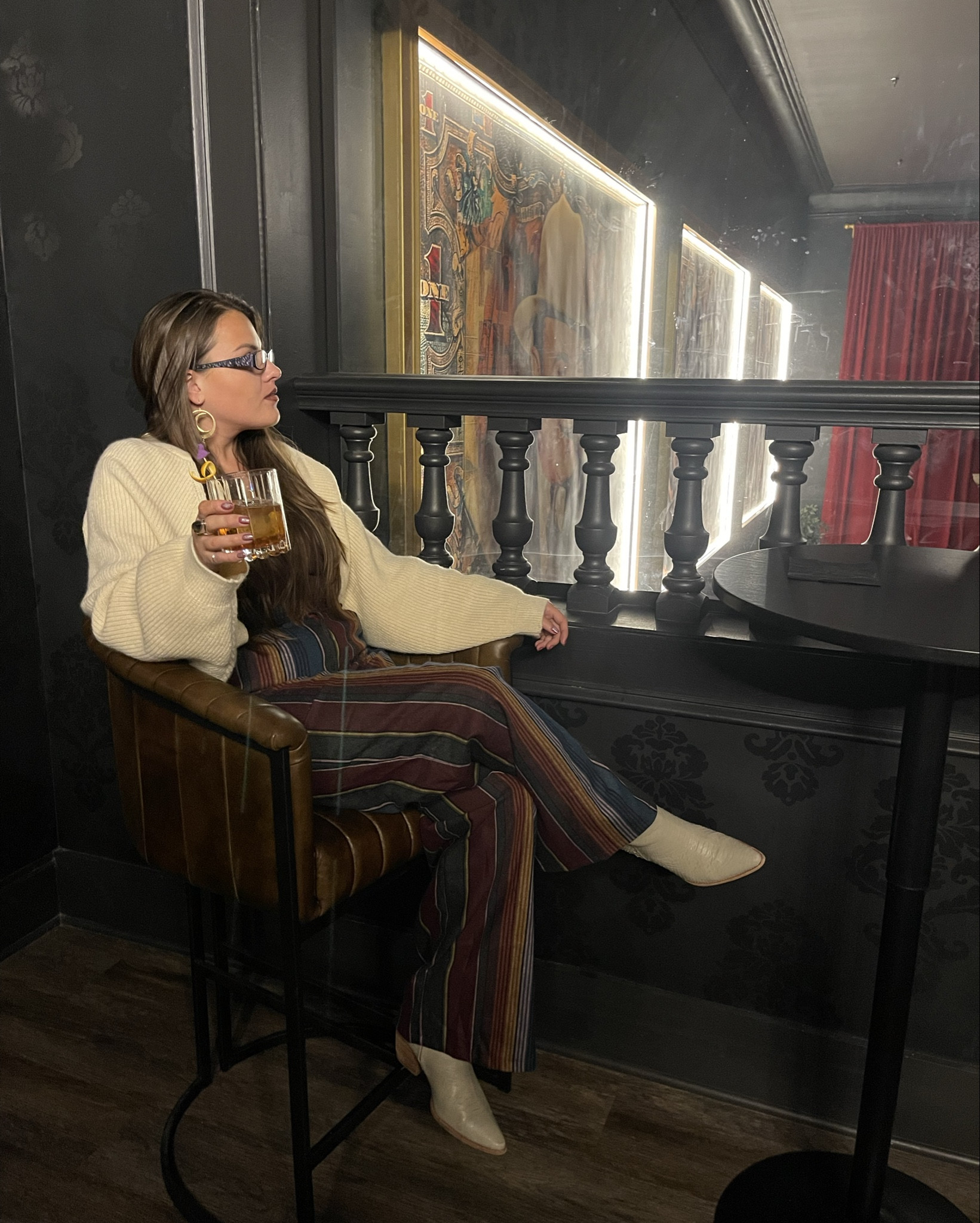 Thanksgiving Eve Fit @ the local speakeasy. Burgundy & pops of beige just felt like the right choice 🍷💃🏻💋🥃

#LTKCyberWeek #LTKSeasonal #LTKFindsUnder100