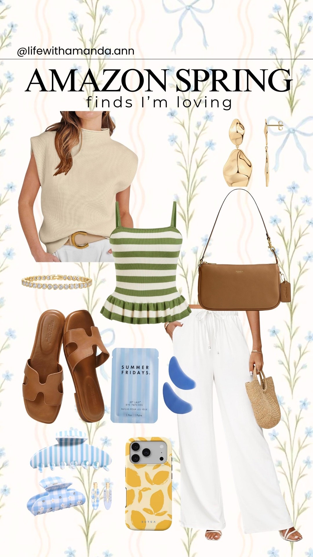 Spring Amazon finds I’m loving! #outfits #sandals 

#LTKSeasonal #LTKselfcare #LTKdayinmylife