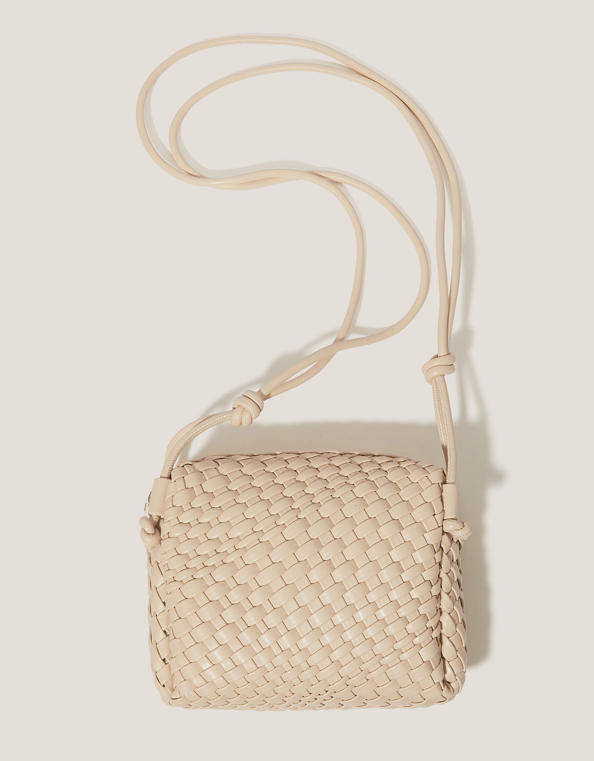 Piper Woven Cross Body Bag Natural | Monsoon (UK)