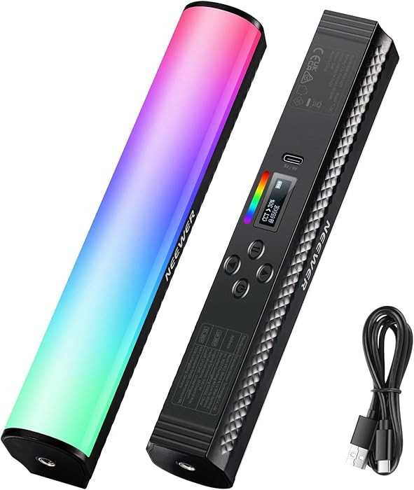 NEEWER RGB Light Wand, Magnetic Handheld Photography Video Light Stick, 2500K~8500K Dimmable CRI9... | Amazon (US)