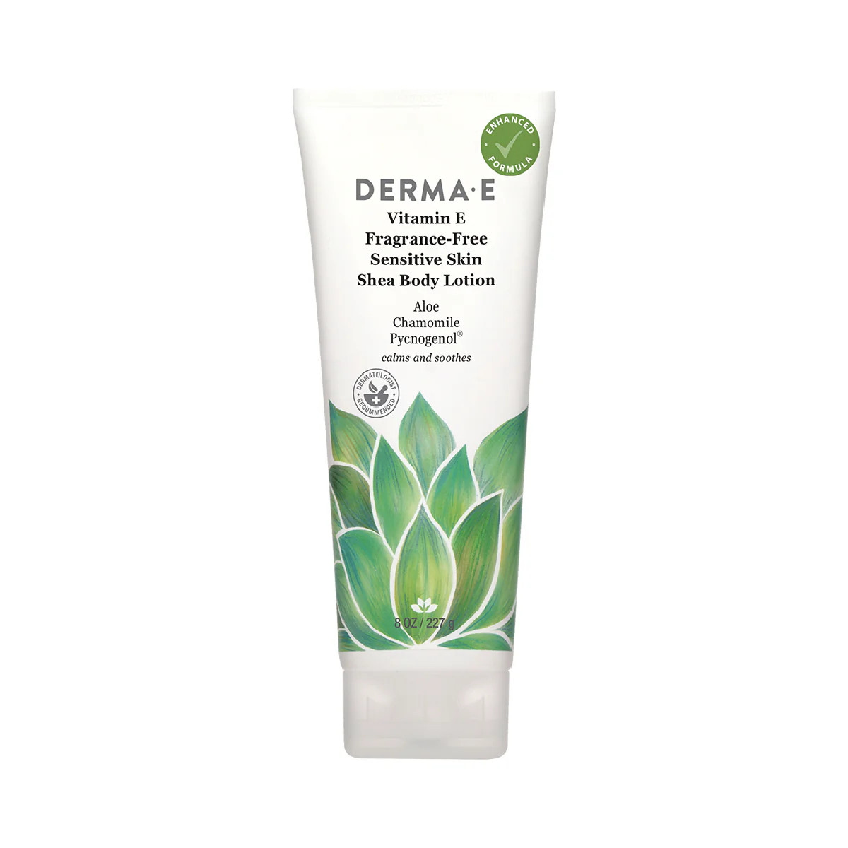 Vitamin E Fragrance-Free Sensitive Skin Shea Body Lotion | Derma E