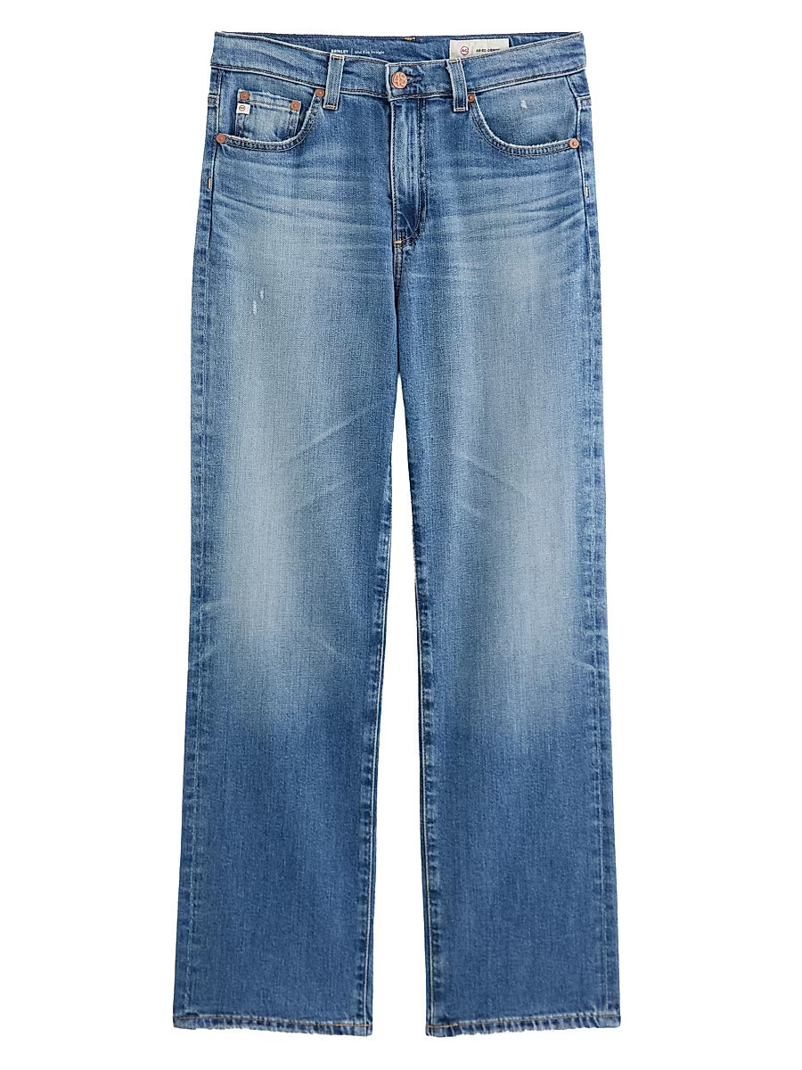 AG Jeans Women's Brinley Straight-Leg Jeans - 16 Years Soaring - Size 23 | Saks Fifth Avenue
