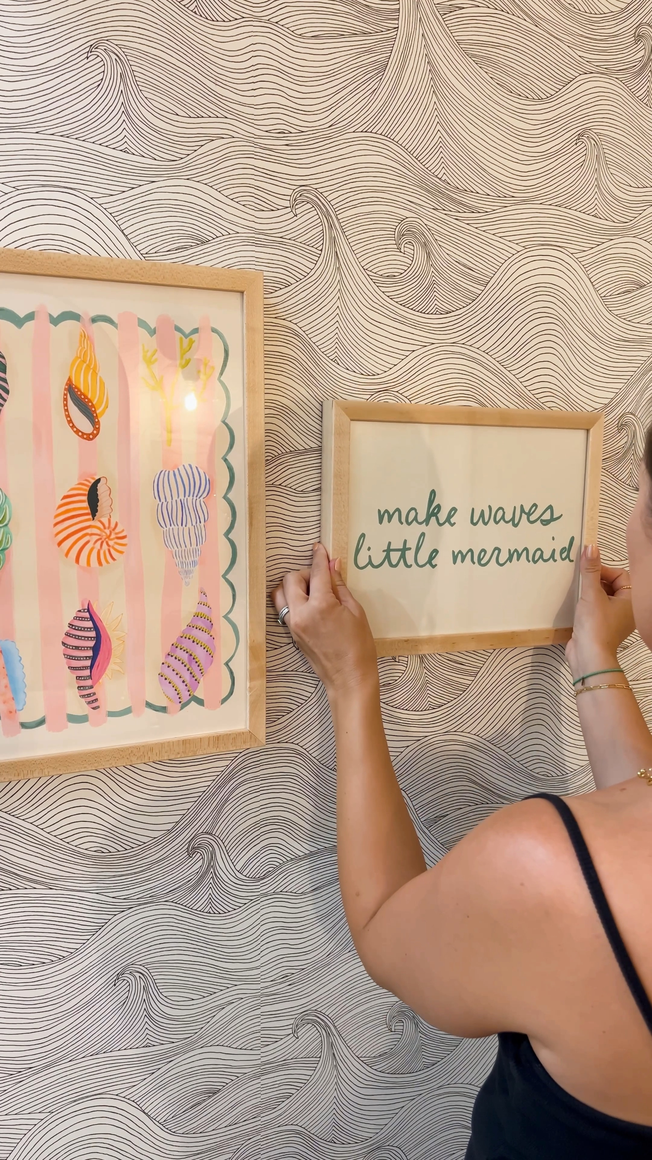 I had the best time finishing a project I’ve been wanting to do in the kids bathroom featuring Frame it Easy! I was able to customize the perfect frames for their beach themed bathroom! 🐚 ☀️ 🌊 

#ad #frameiteasy