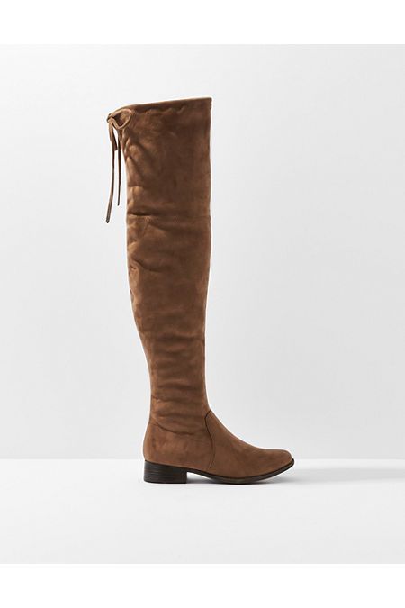 AE Over-The-Knee Boot Women's Taupe 7 | American Eagle Outfitters (US & CA)