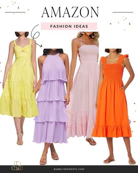 💜💛💗 Ready to make a statement? Check out these chic dresses from Amazon, featuring dreamy pastels and bold oranges. Perfect for sunny days and warm nights! Shop now and be the style icon of the season. 🌞🌸 #AmazonStyle #FashionFinds #SummerDresses #PastelVibes #BoldAndBeautiful #AmazonDeals #FashionTrends #LTKSaleAlert #LTKStyling #EffortlessChic #DressToImpress #ColorPop

#LTKParties #LTKTravel #LTKSeasonal